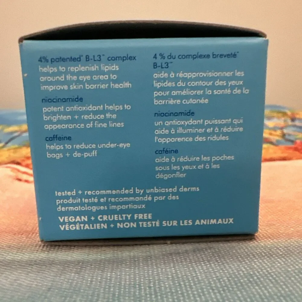 Skinfix Barrier Triple Lipid + Collagen Eye Treatment 0.5 fl. oz/ 15 mL NIB